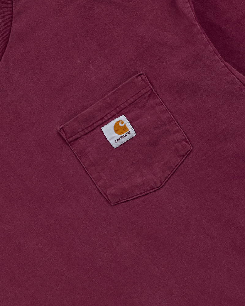2000s Burgundy Pocket Tee - Extra Large