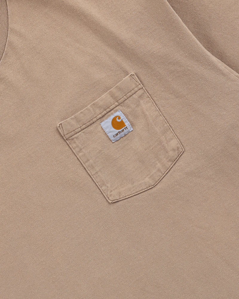 2000s Taupe Pocket Tee - Extra Large