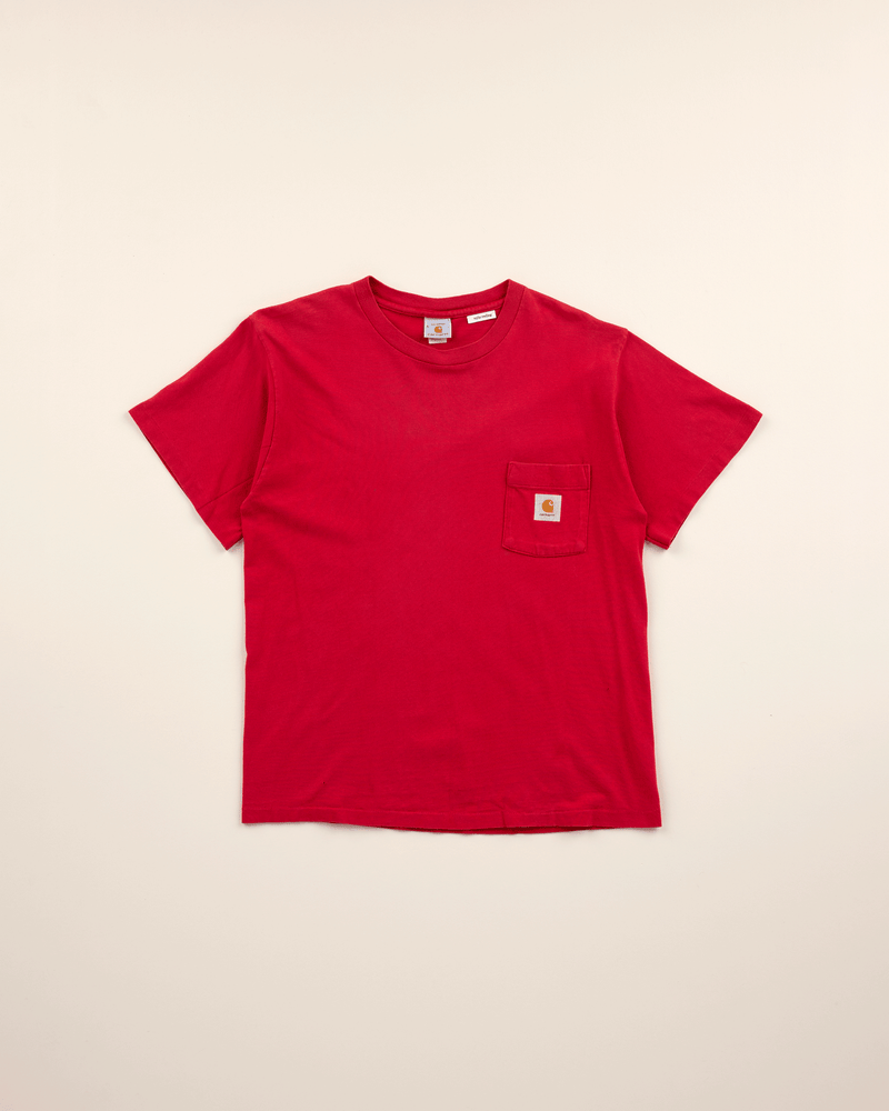 1990s Red Pocket Tee - Small