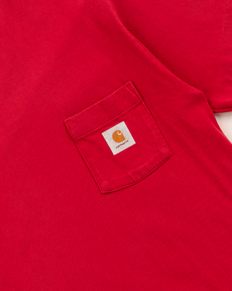1990s Red Pocket Tee - Small