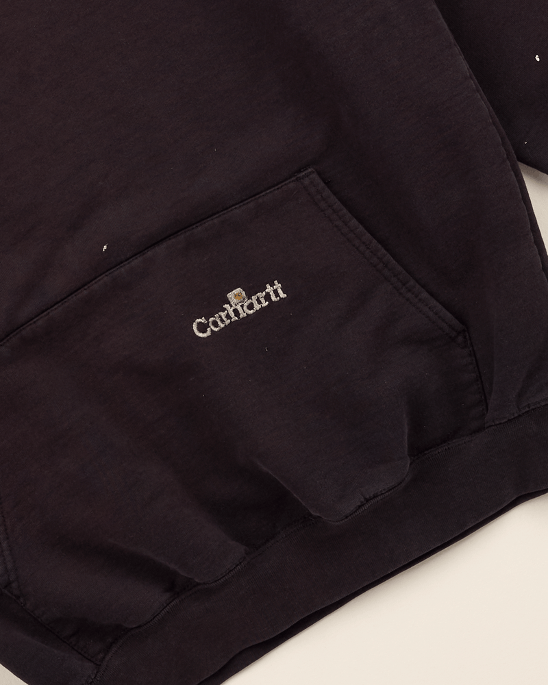 2000s Black Pullover Hoodie - Medium