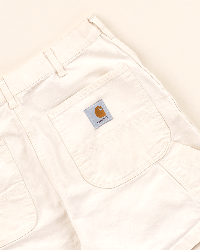 1980s White Denim Carpenter Shorts - 33