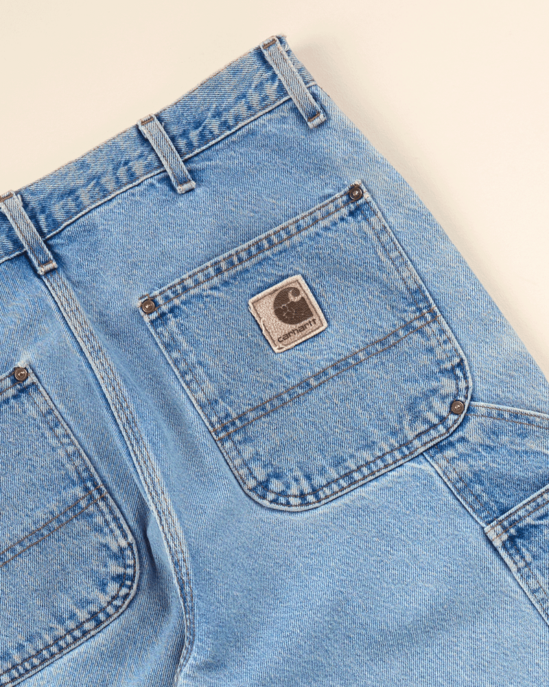2000s Light Denim Double Knee Pant - 35X31