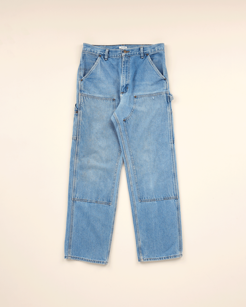 2000s Medium Denim Double Knee Pant - 30X31