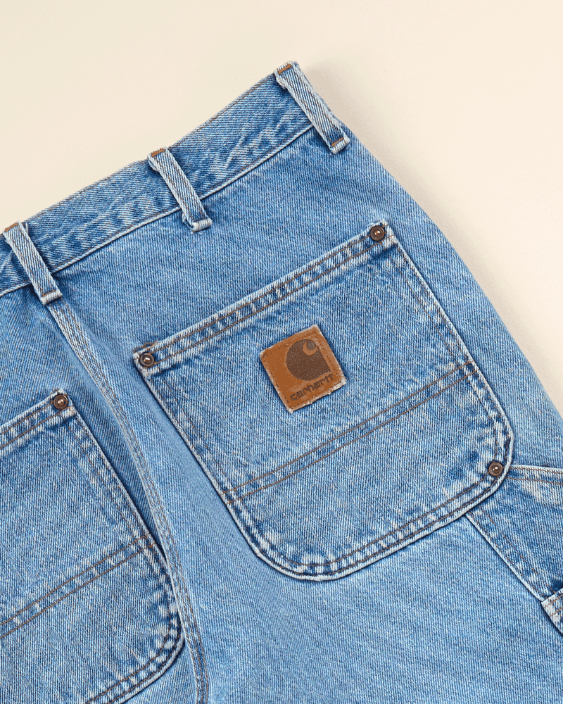 2000s Medium Denim Double Knee Pant - 30X31