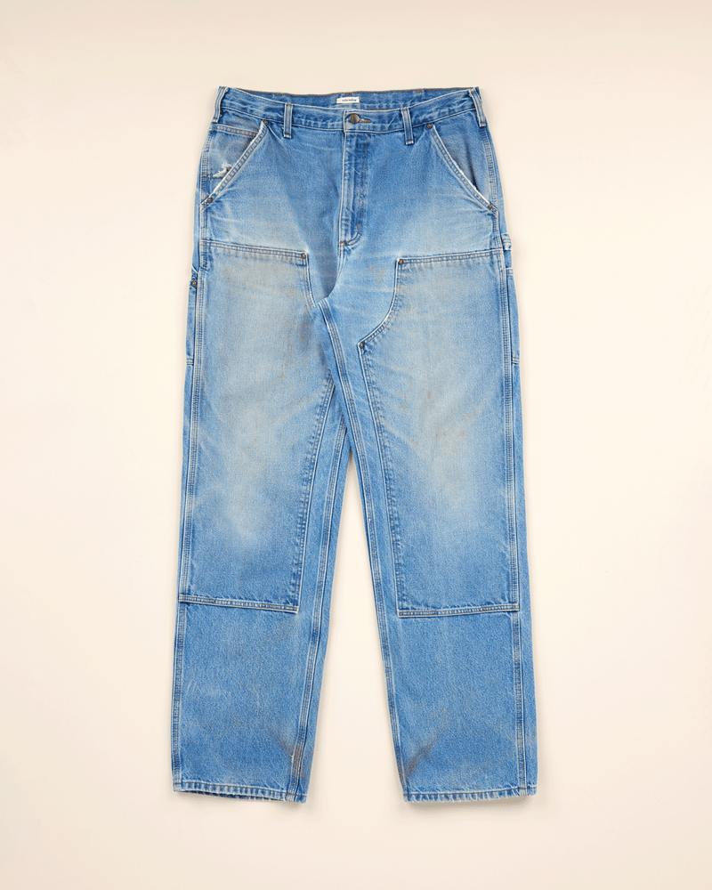 2000s Medium Denim Double Knee Pant - 34X35