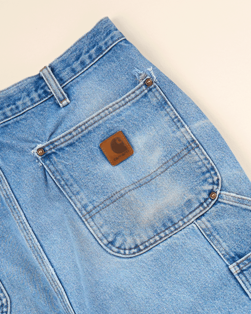 2000s Medium Denim Double Knee Pant - 34X35
