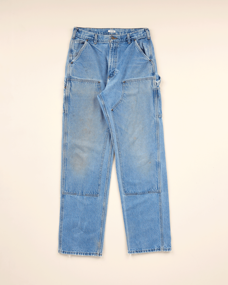 2000s Light Denim Double Knee Pant - 33X34