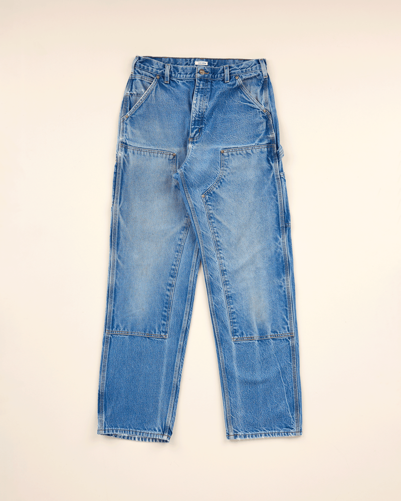 2000s Medium Denim Double Knee Pant - 32X33