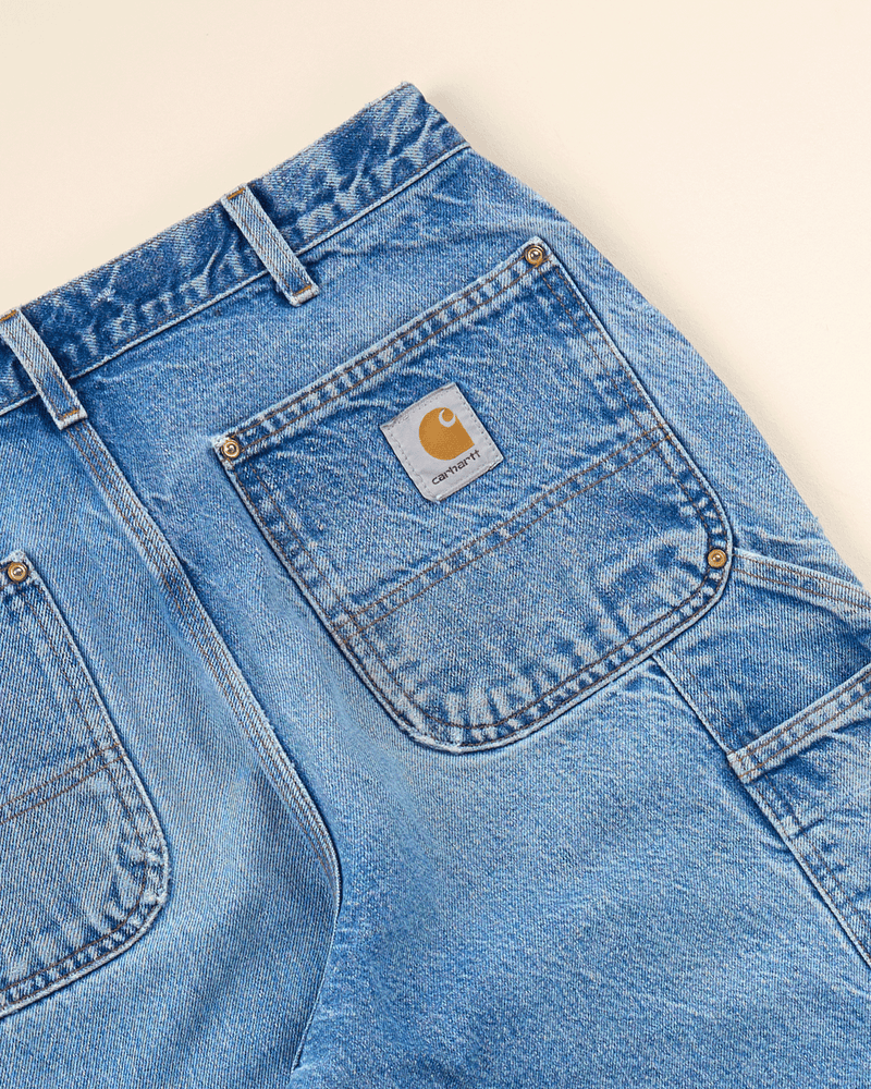 2000s Medium Denim Double Knee Pant - 32X33