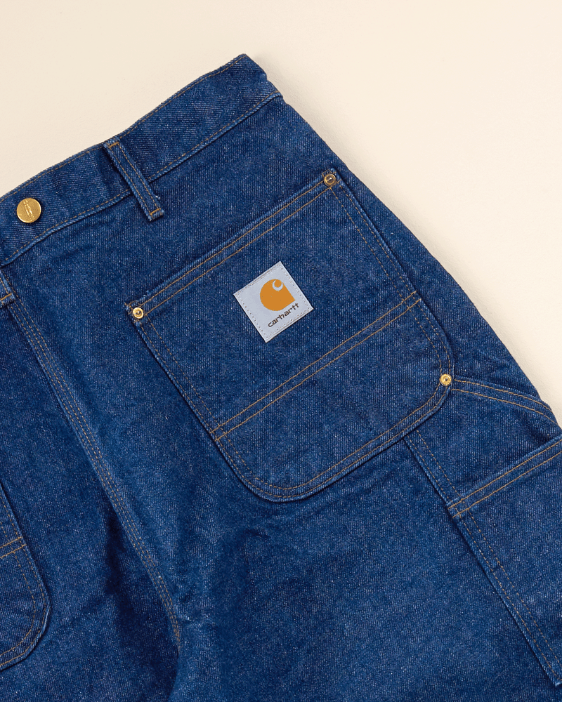 2000s Dark Denim Double Knee Pant - 36X30