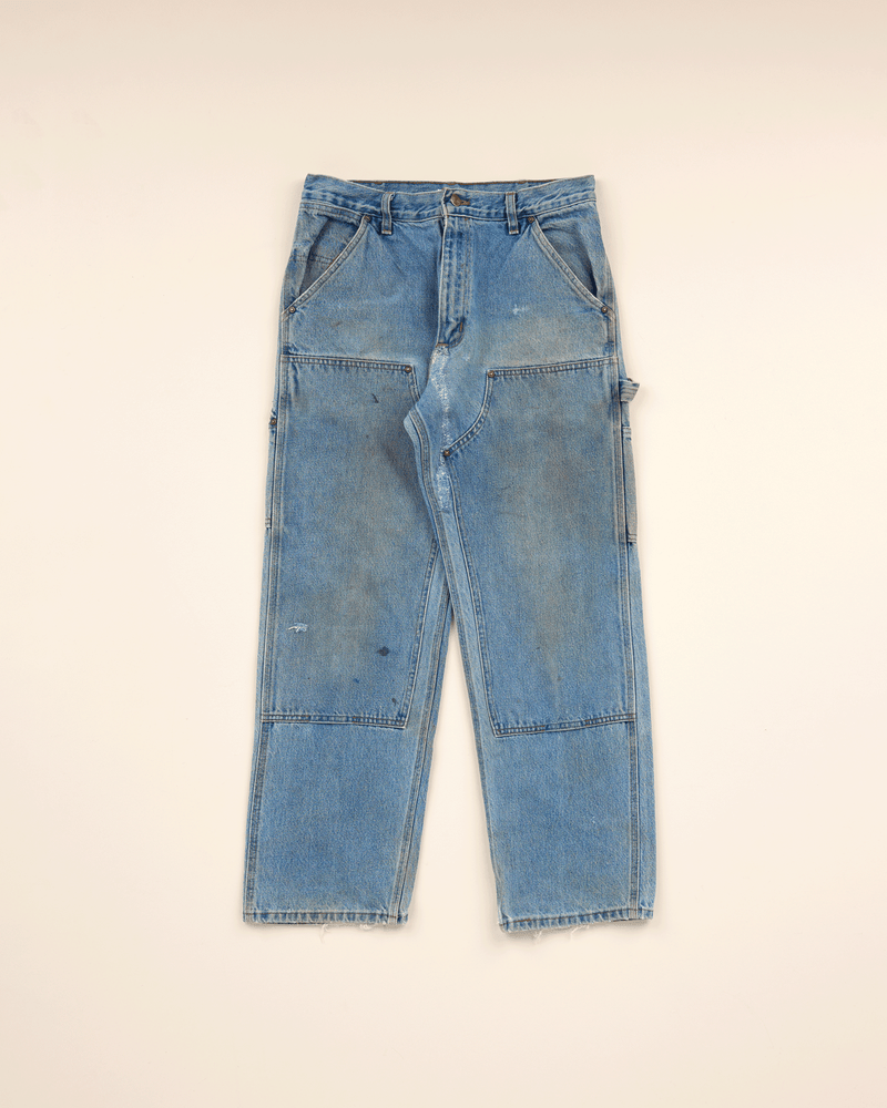 2000s Medium Denim Double Knee Pant - 32X29