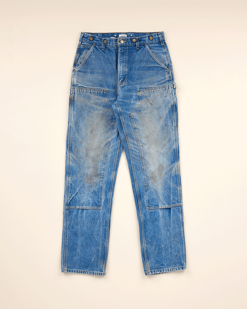 2010s Medium Denim Double Knee Pant - 33X35