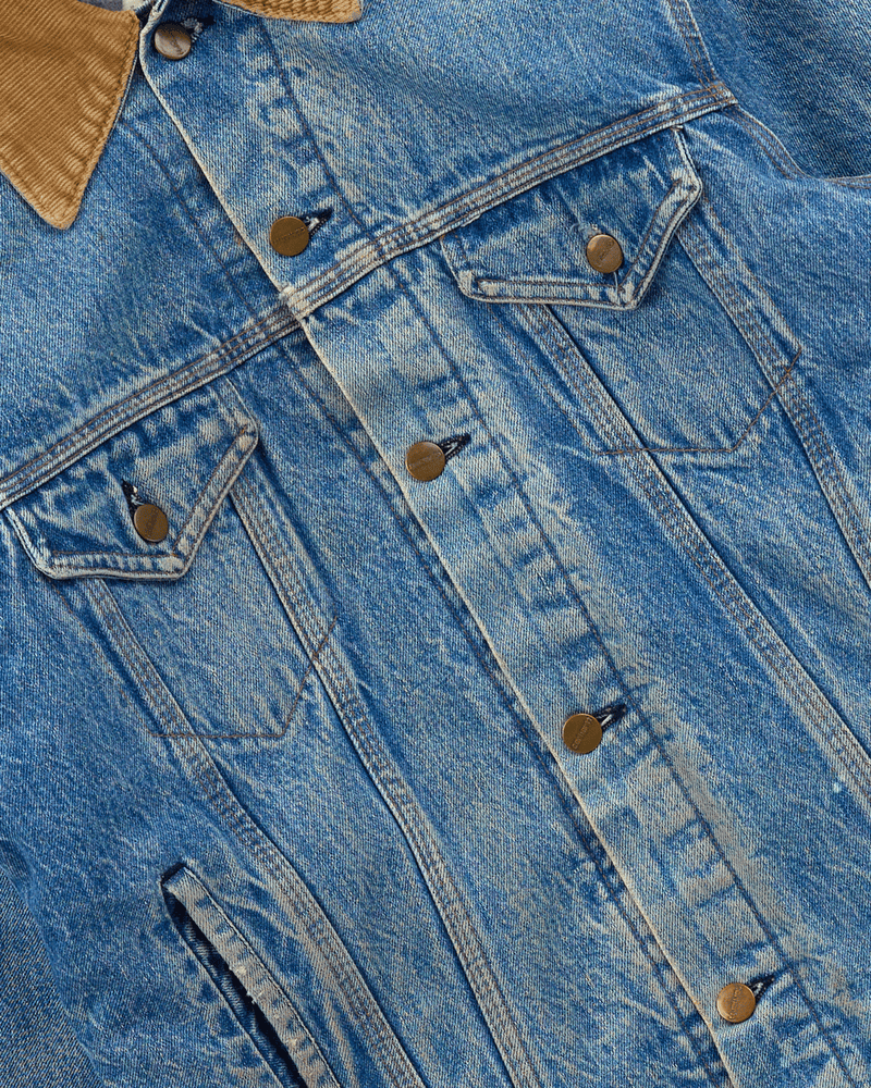 1980s Medium Denim Jean Jacket - Extra Small