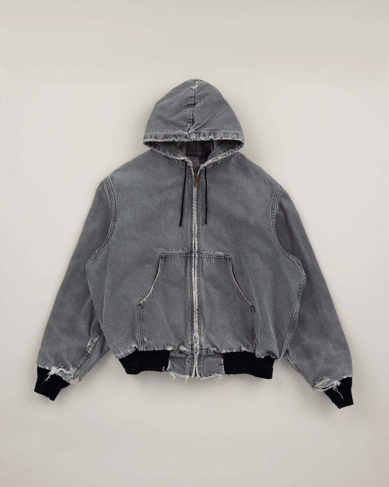 1990s Gray Denim Active Jac - Small